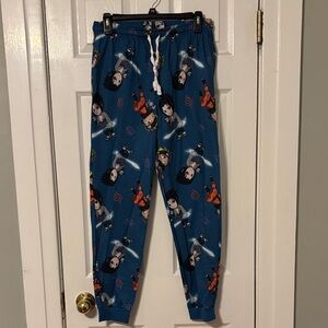 Naruto Blue Character Print Sleep Pants